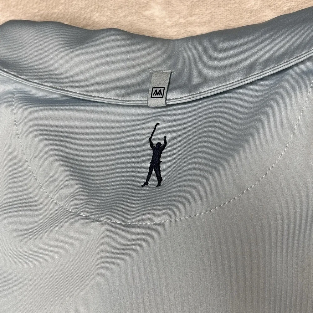 Mizzen+Main‎ Golf Polo X-Large Performance Blue Shirt Phil Mickelson Stretch
